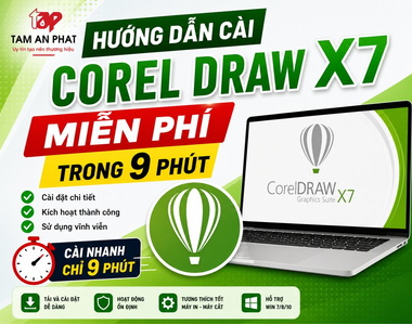 Hướng dẫn cài CorelDRAW X7 miễn phí trong 9 phút chi tiết từ A-Z