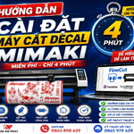 Hướng Dẫn Cài Đặt Máy Cắt Mimaki Trong 4 Phút Miễn Phí