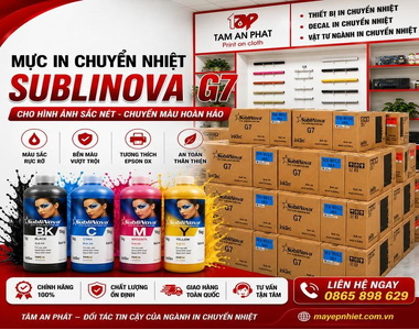 Mực in chuyển nhiệt Inktec: Giải pháp hình ảnh sắc nét, chuyển màu hoàn hảo