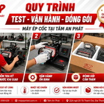 Hướng dẫn kiểm tra – Test – Đóng gói máy ép cốc chuyển nhiệt tại Tâm An Phát