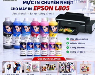 Mực in chuyển nhiệt cho máy in Epson L805: Chính hãng, giá tốt