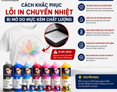 Bí mật chưa từng tiết lộ về mực in chuyển nhiệt: Tại sao in mãi vẫn lỗi?