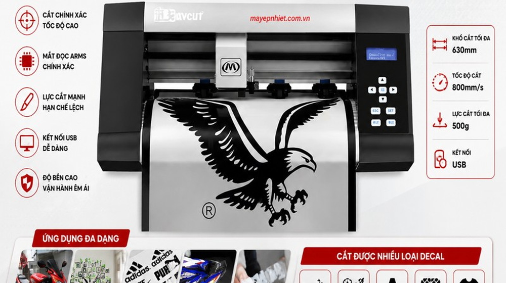 Máy cắt decal giá rẻ bán chạy nhất 2025 – Gọi tên Zipcut MK630
