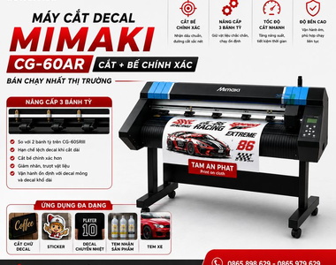 Máy cắt decal Mimaki CG‑60AR – Review chi tiết, giá tốt 2025