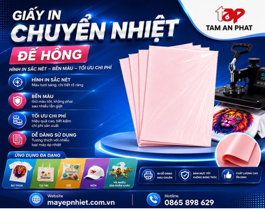 Bật Mí 5 Lưu Ý Vàng Khi Sử Dụng Giấy In Chuyển Nhiệt Đế Hồng
