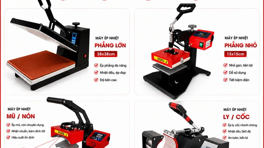 Máy ép nhiệt giá rẻ – Đầu tư thông minh hay tiền mất tật mang?