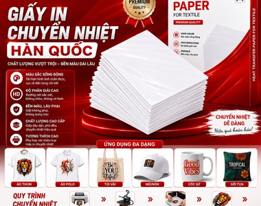 Giấy In Chuyển Nhiệt Hàn Quốc: Đẳng Cấp Quốc Tế, Chất Lượng Vượt Trội Mọi Giới Hạn! 
