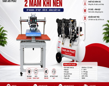 Máy Ép Nhiệt Công Nghiệp - Bước Đột Phá Cho Ngành May Mặc