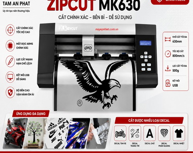 Máy cắt decal giá rẻ (Zipcut MK630) - bí mật bạn chưa biết!