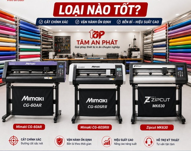 Máy cắt decal 6 tấc loại nào tốt? Gợi ý 3 dòng máy cắt đáng mua nhất