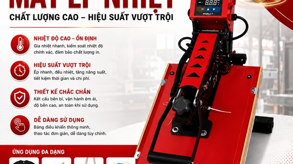 Tại sao máy ép nhiệt 32x45 đang là xu hướng số 1 hiện nay?