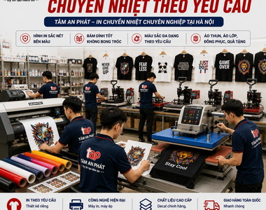 Tối ưu hóa với giải pháp in decal chuyển nhiệt lên áo