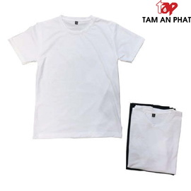 Phôi áo trắng vải cotton 65/35 đủ size in chuyển nhiệt