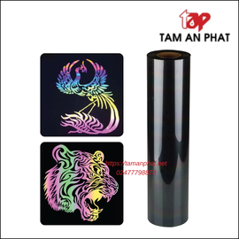 Decal phản quang 7 màu khổ 0,61 x50m mới