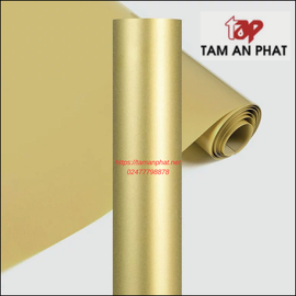 Decal PVC Trung Quốc khổ 0,61x50m màu vàng gold sáng (CC-2020)