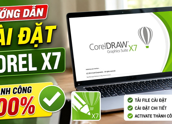 Hướng Dẫn Cài Corel Draw X7 Miễn Phí Trong 9 Phút/How to Install Corel Draw X7 Free