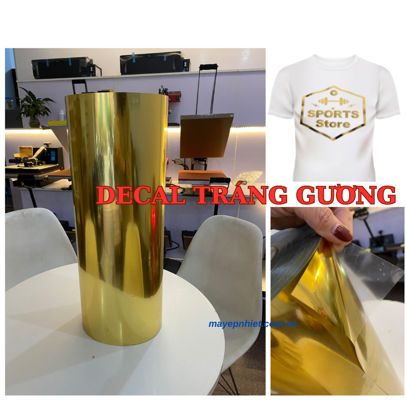 hướng dẫn in decal tráng gương lên áo siêu đẹp