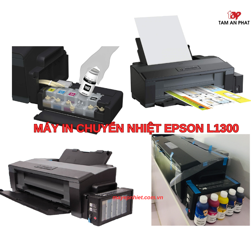 Máy in chuyển nhiệt Epson L1300 - Hướng dẫn cách sử dụng máy in Epson L1300