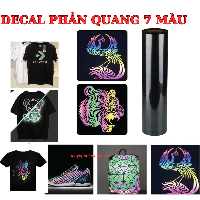 Decal phản quang ép nhiệt - hướng dẫn in decal chuyển nhiệt phản quang