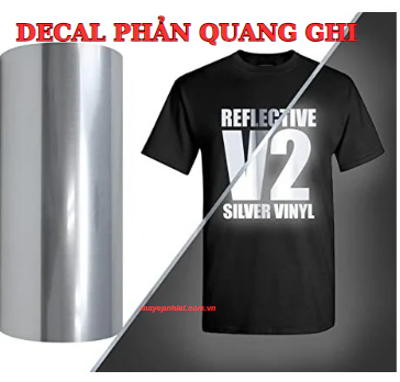 Decal phản quang ép nhiệt - hướng dẫn in decal chuyển nhiệt phản quang