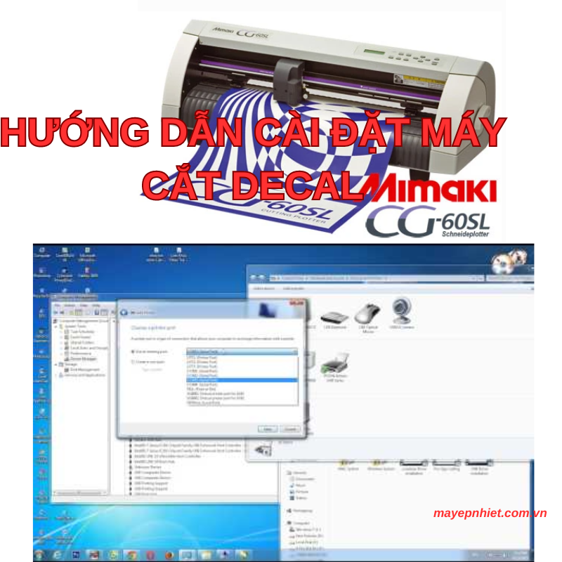 lỗi máy cắt decal mimaki cg-60sl - hướng dẫn cài đặt máy cắt decal mimaki cg-60sl