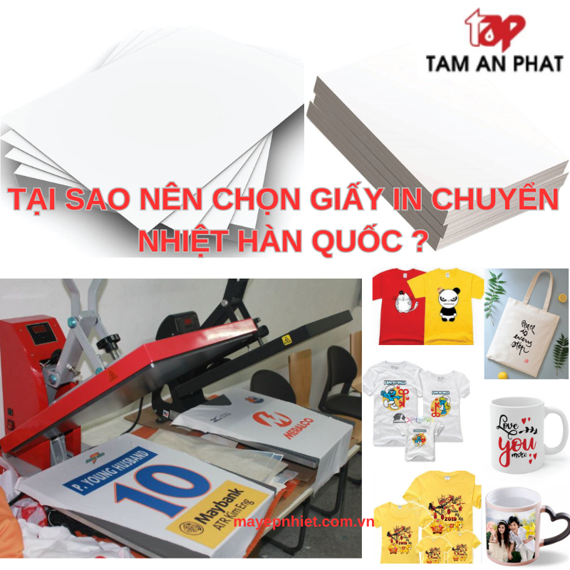 [BẬT MÍ] Giấy in chuyển nhiệt chất lượng tốt nhất giá rẻ tại Tâm An Phát