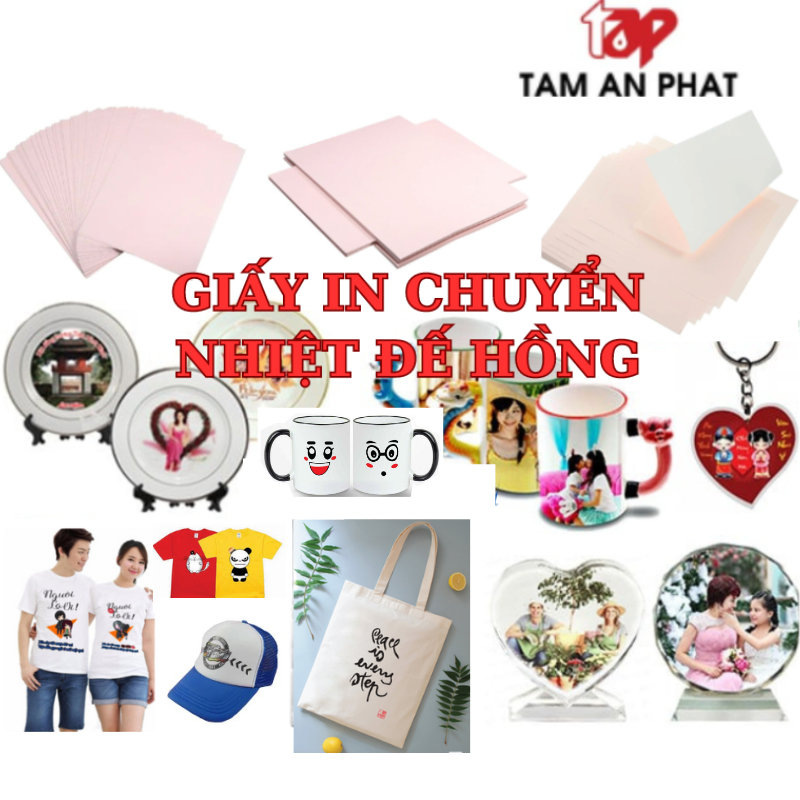 Giấy in chuyển nhiệt lên áo sáng màu