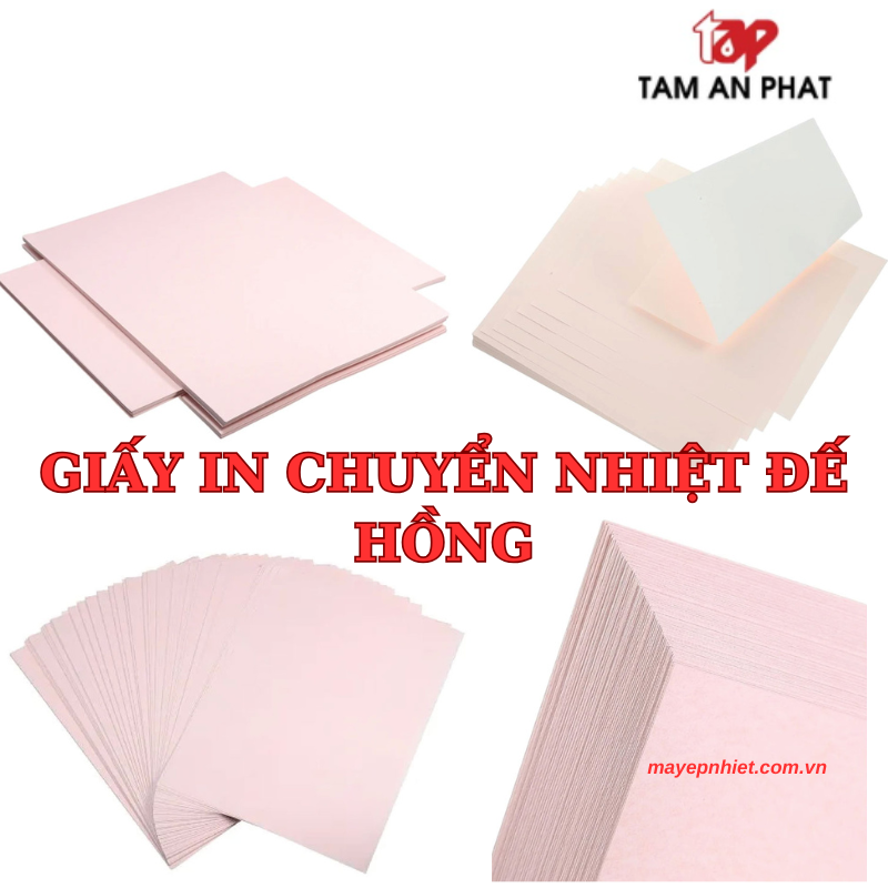 Giấy in chuyển nhiệt đế hồng A3, A4 - lựa chọn tối ưu cho in chuyển nhiệt