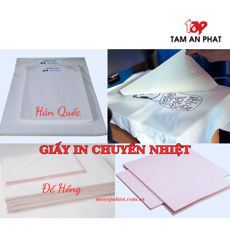 Giay in chuyển nhiệt Hàn Quốc - giấy in chuyển nhiệt đế hồng