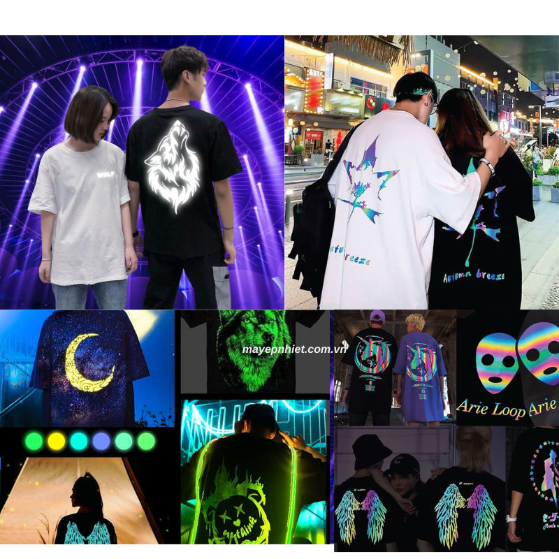 Decal in chuyển nhiệt lên áo hiệu ứng nổi bật độc đáo