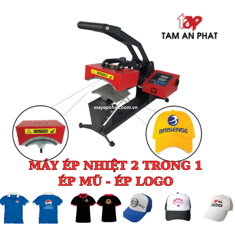 Máy ép nhiệt Logo - Bí quyết tạo Logo sắc nét, bền đẹp