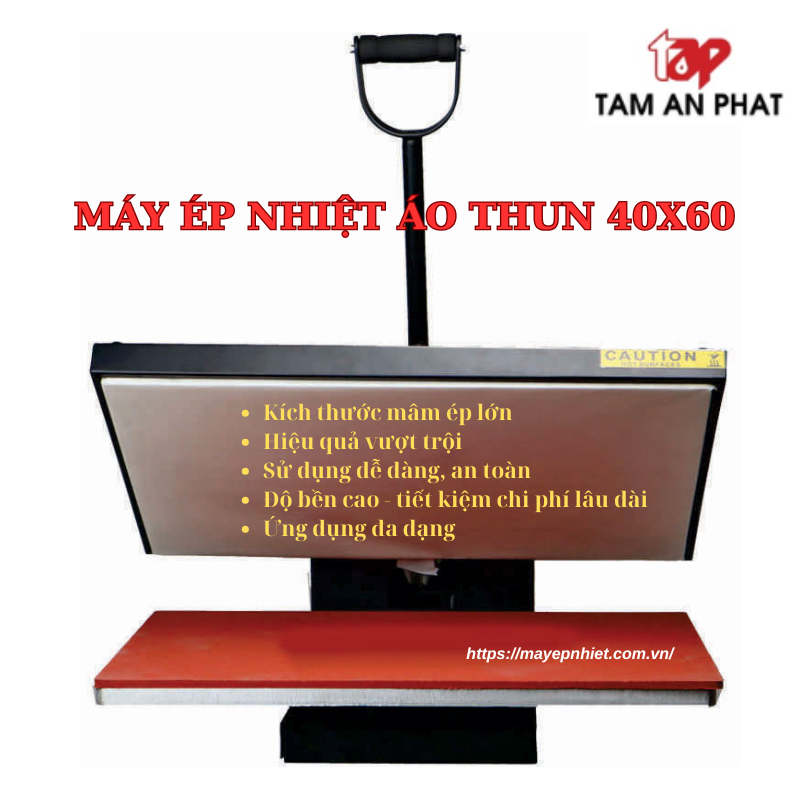 Hướng dẫn sử dụng máy ép nhiệt 40x60 in áo chuẩn như chuyên gia