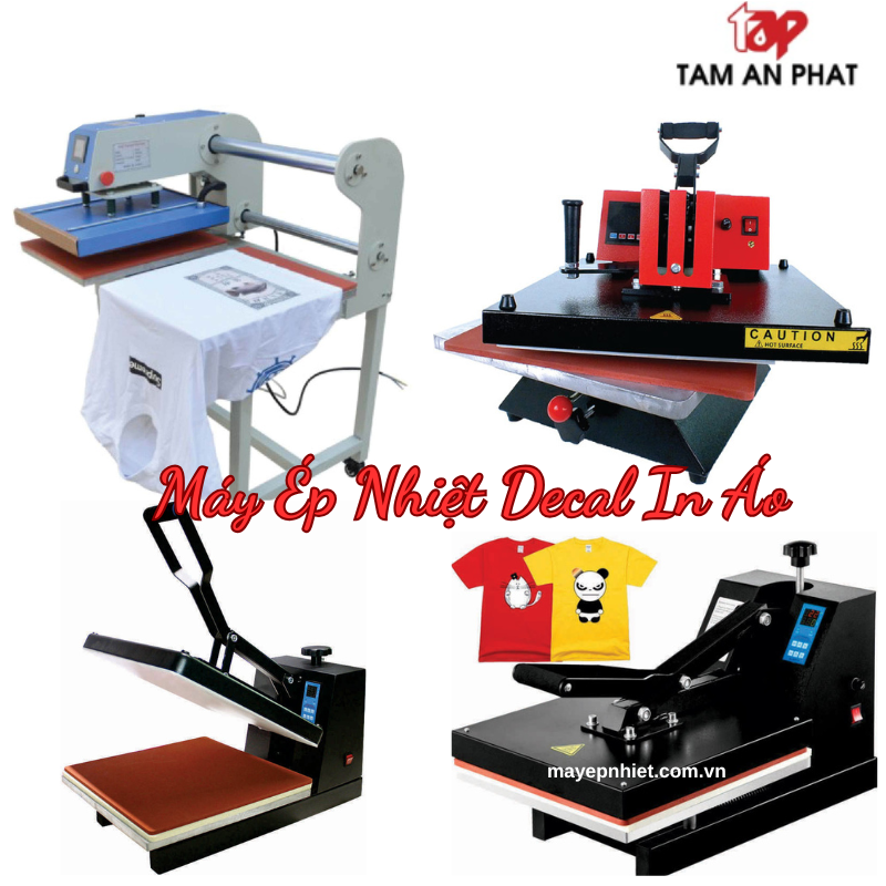 Máy ép nhiệt decal - Giải pháp in ấn chuyên nghiệp trong ngành thời trang