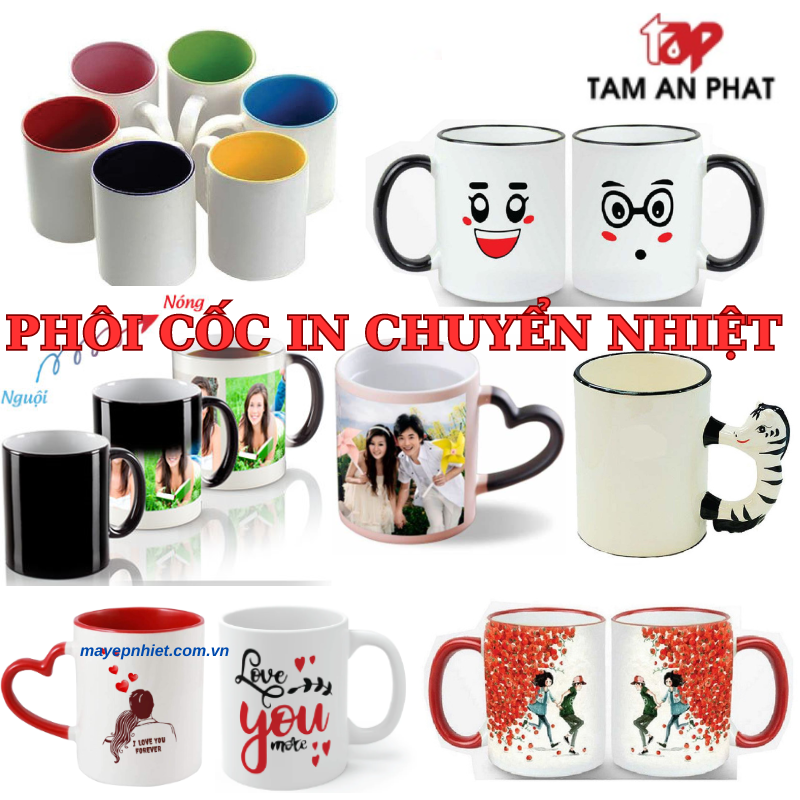 Phôi cốc sứ in chuyển nhiệt Tâm An Phát