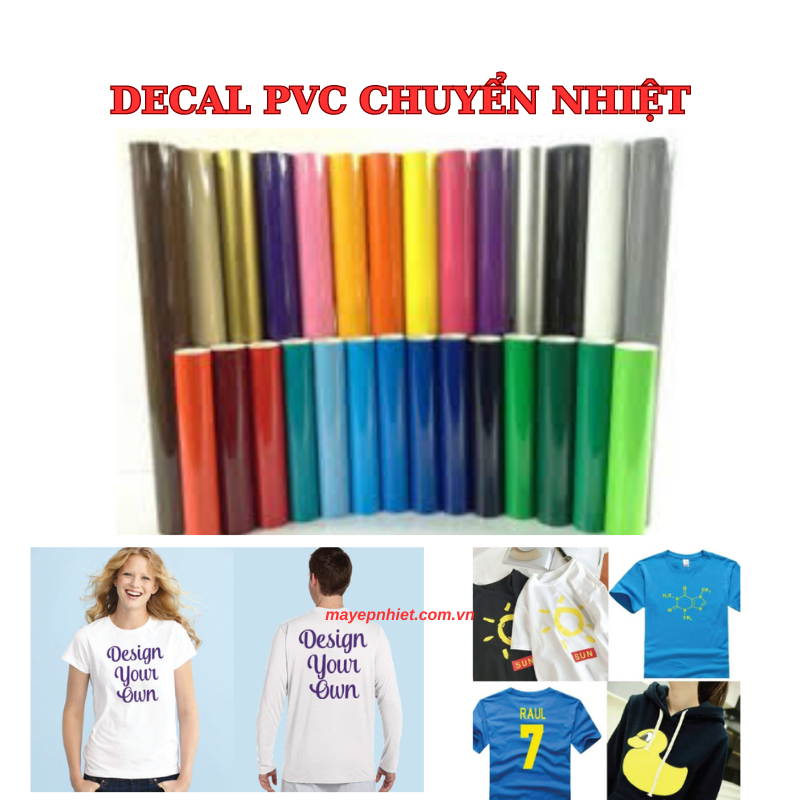 Decal chuyển nhiệt giá rẻ - giải pháp in decal lên vải hiệu quả