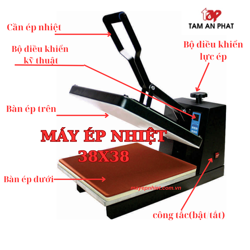 Máy ép nhiệt 38x38