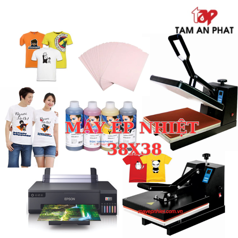 Máy ép nhiệt phẳng 38x38