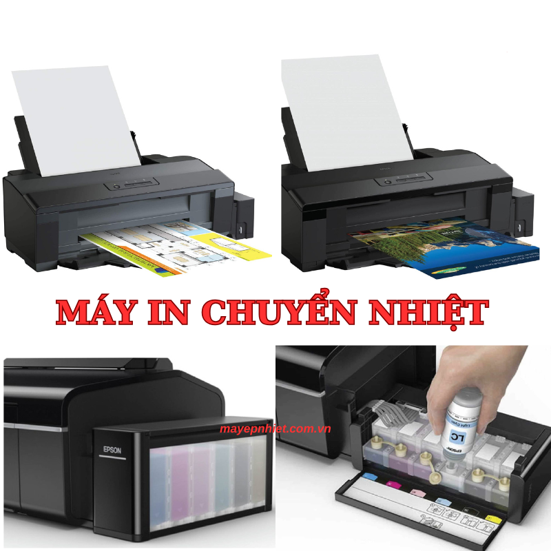Cách nạp mực in chuyển nhiệt inktec vào máy in