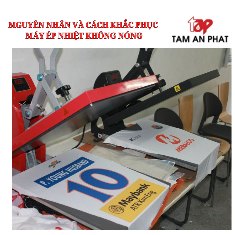 Máy ép nhiệt bị lỗi - 10 lỗi thường gặp và cách khắc phục nhanh chóng