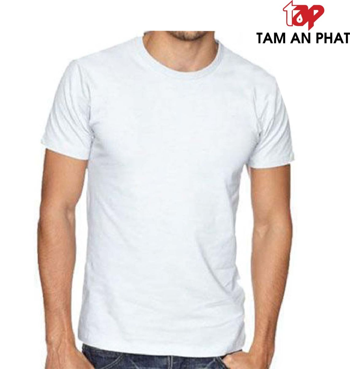 Phôi áo trắng cotton TC