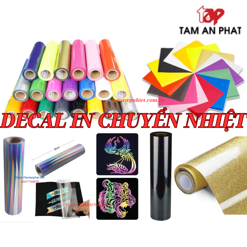 Decal chuyển nhiệt loại nào tốt? bảng giá decal tốt nhất 2025