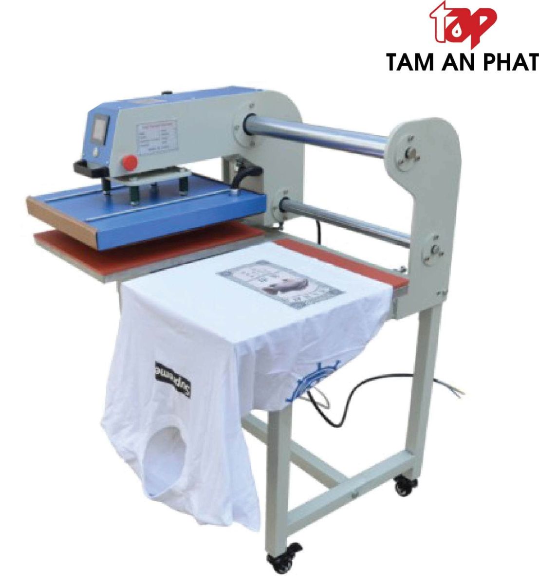Máy ép nhiệt 40x60 tự động khí nén