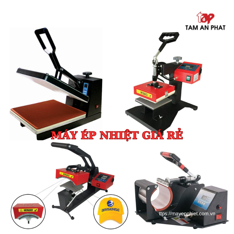 Máy ép nhiệt giá rẻ in áo, in cốc