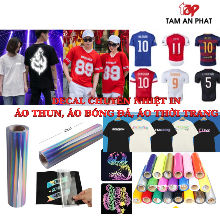 Decal chyển nhiệt in áo
