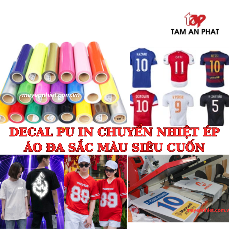 Decal PU in chuyển nhiệt
