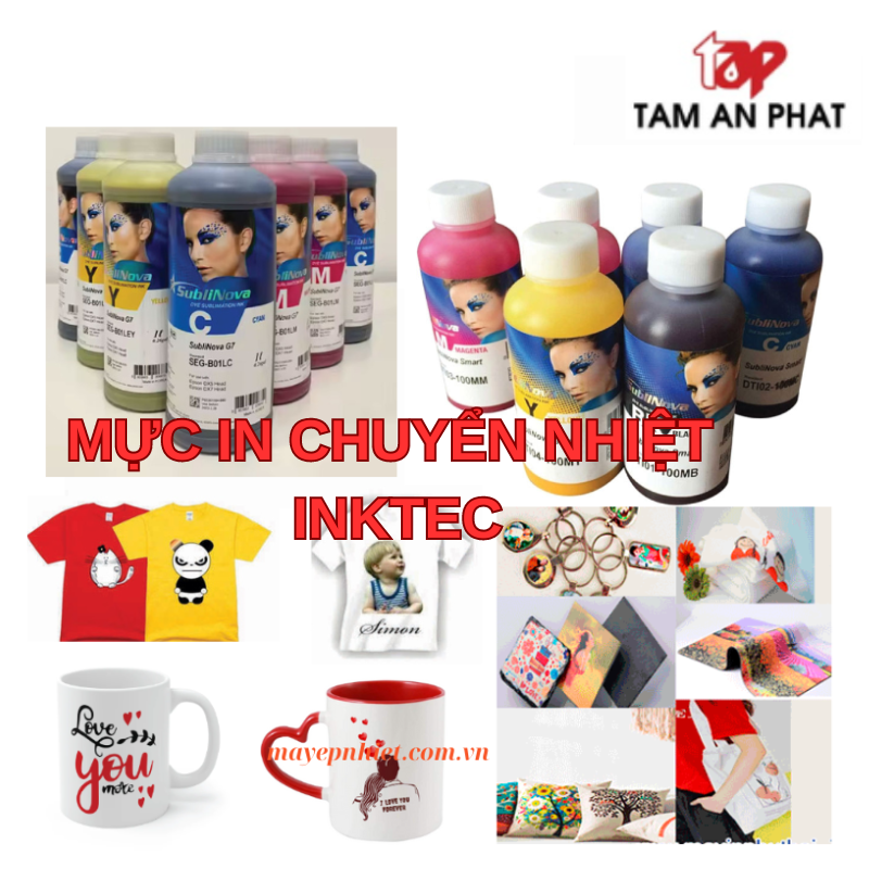 ứng dụng đa dạng của mực in chuyển nhiệt