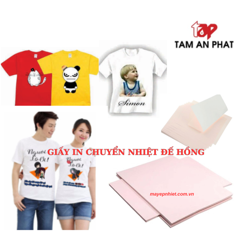 Giấy in chuyển nhiệt đế hồng: ưu điểm, ứng dụng và cách sử dụng