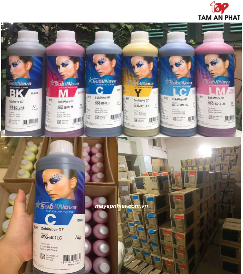 Mực in chuyển nhiệt thương hiệu Inktec xuất xứ Hàn Quốc