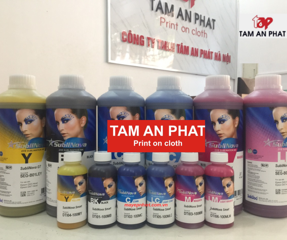 Mực in chuyển nhiệt Inktec chính hãng Tâm An Phát