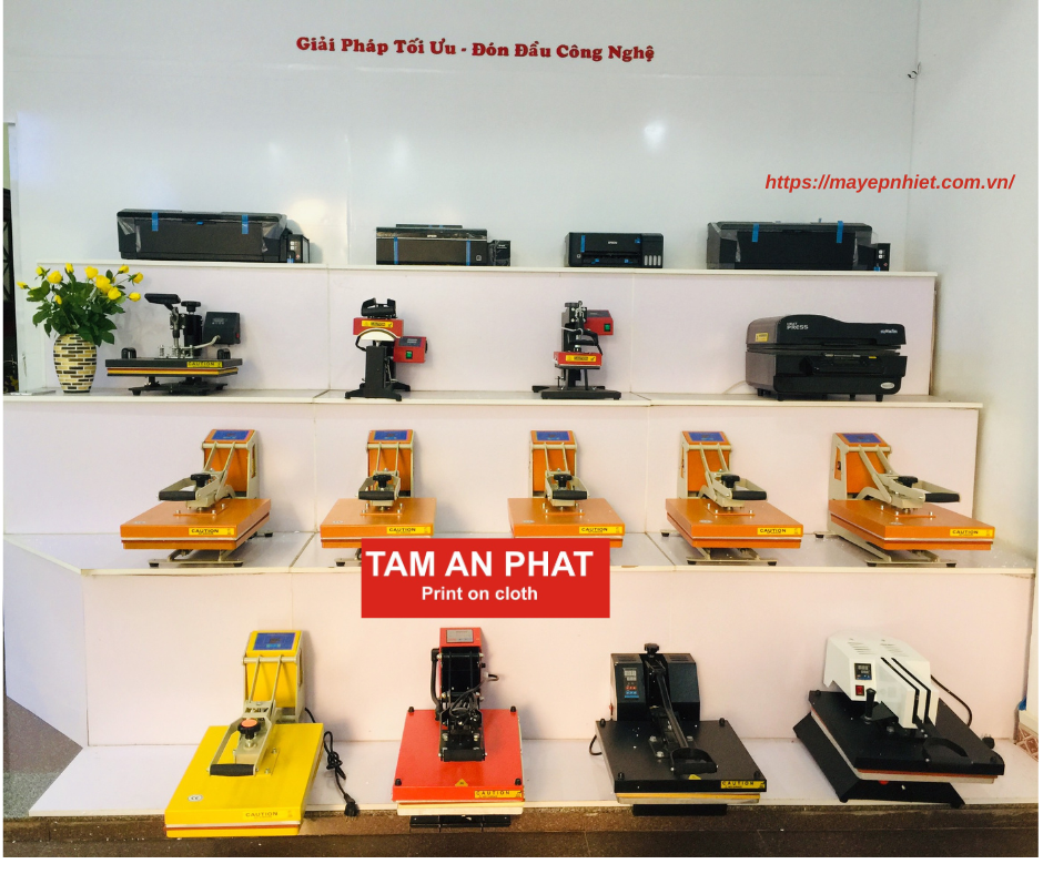 Máy ép nhiệt chính hãng chất lượng giá tốt Tâm An Phát